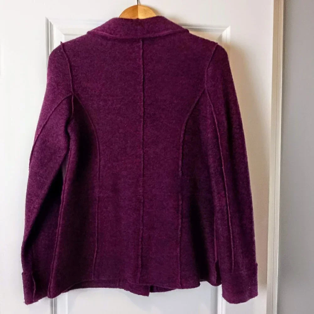 Kenar Double-Breasted Wool Blend Cardigan